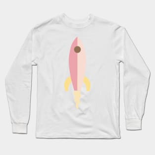 Rocket - Pink Long Sleeve T-Shirt